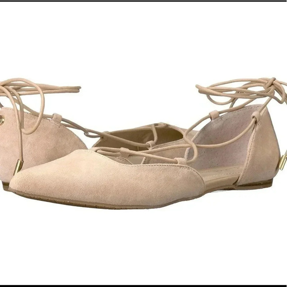 Calvin Klein Haide Suede Flats - Picture 1 of 7